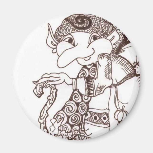 Aimant Féerie sombre Baba (Devant)