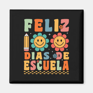 Aimant Feliz 100 Dias De Escuela Super 100 Jours Espagnol