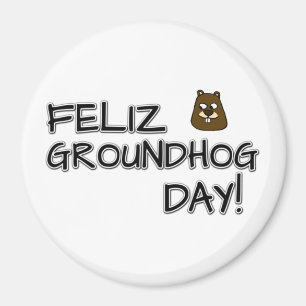 Aimant Feliz Jour de la Marmotte !