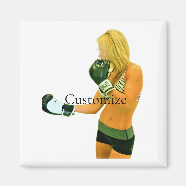 Aimant Female Fitness Model boxing Thunder_Cove (Devant)