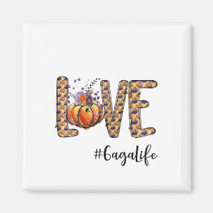 Aimant Femens Love Gaga Vie Citrouille Automne Halloween