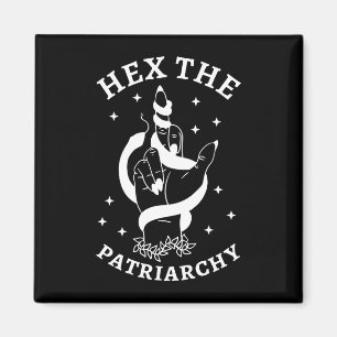 Aimant Feminist Witch - Hex The Patriarchy III