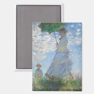 Aimant Femme à l'ombrelle de Claude Monet