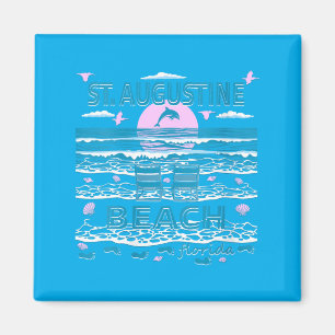 Aimant Femme Amoureux des Dauphins Famille St Augustine B