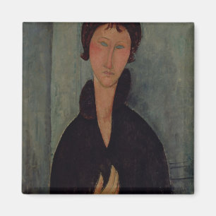 Aimant Femme avec les yeux bleus, c.1918