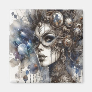 Aimant Femme dans l'aimant spatial