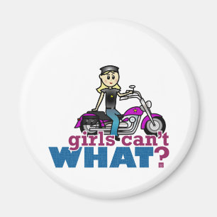Aimant Femme de moto