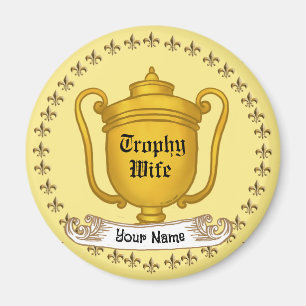 Aimant Femme de trophée