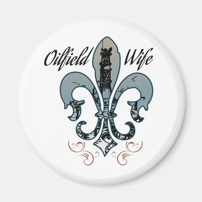 Aimant femme du pétrole (Devant)