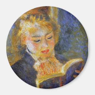 Aimant Femme lisant Auguste Renoir