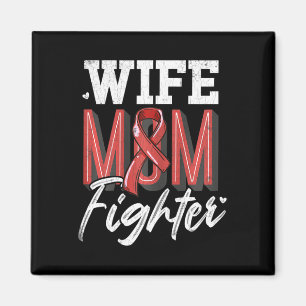 Aimant Femme Maman Combattante Cerveau Aneurysme Soutien