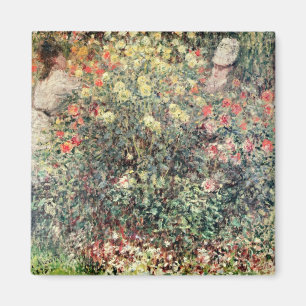 Aimant Femmes de Claude Monet en fleurs, 1875