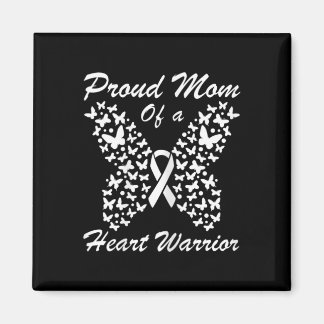 Aimant Femmes Fier Maman D'Un Coeur Guerrier Maladie Card