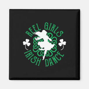 Aimant Femmes Irlandais Step Dancer Step Danser Reel Girl