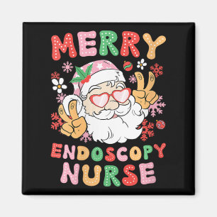 Aimant Femmes Joyeuse Endoscopie infirmière Endoscopie de