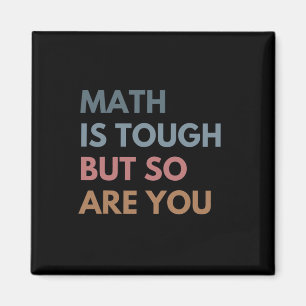 Aimant Femmes Les maths c'est dur mais vous êtes dur auss