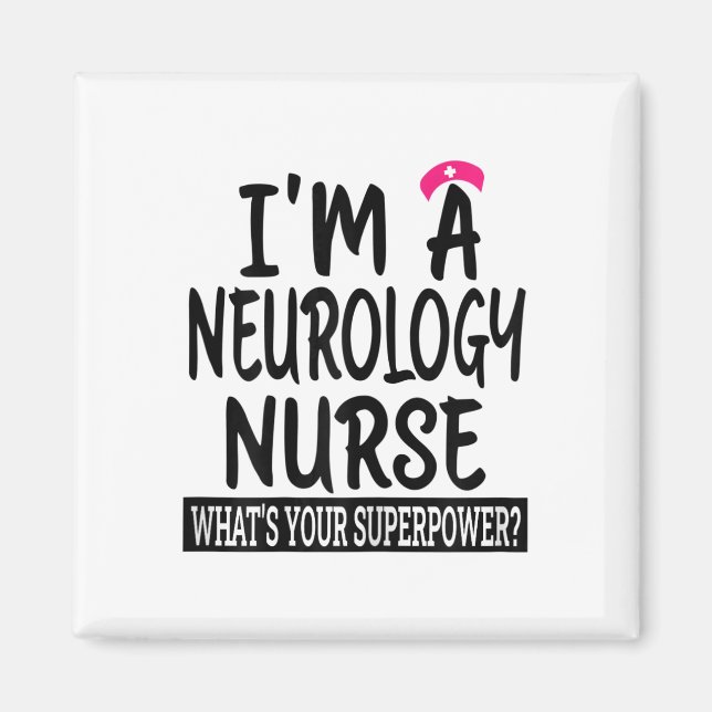 Aimant Femmes Neurologie Infirmière Funny École De Nourri (Devant)