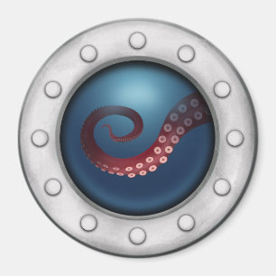 Aimant Fenêtre de hublots dans le Steampunk de la mer pr