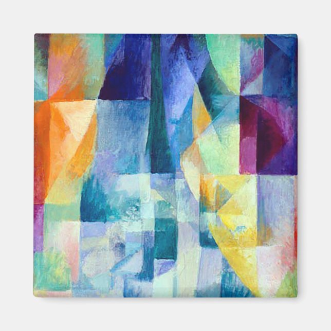 Aimant Fenêtres simultanées de Robert Delaunay (Devant)