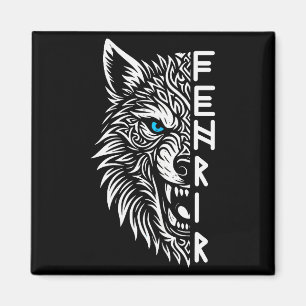 Aimant Fenrir Loup Viking d'Odin Norse Viking Celtique Fe