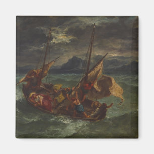 Aimant Ferdinand Delacroix Christ sur la mer de Galilée
