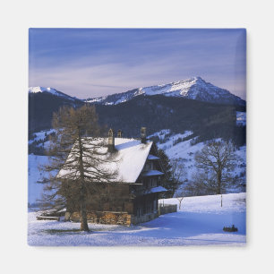 Aimant Ferme et mont Rigi et Pilatus,