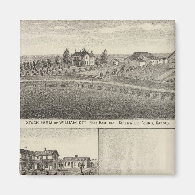 Aimant Fermes dans le comté de Greenwood, Eureka, Kansas (Devant)