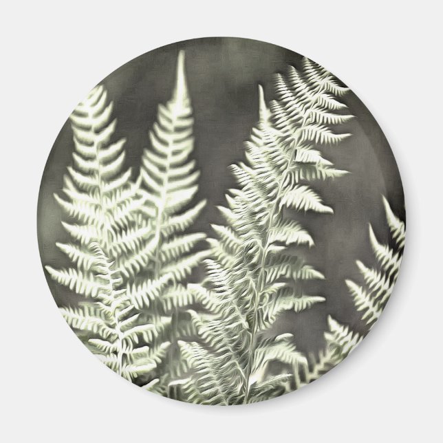 Aimant Fern Artistic Abstrait (Devant)