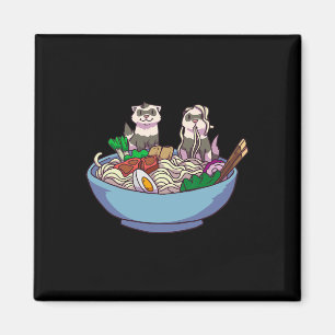 Aimant Ferret Ramen Noodles Anime Kawaii Japanese Otaku