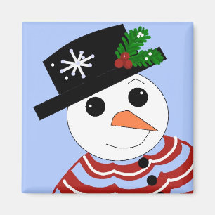 Aimant Festif Snowman