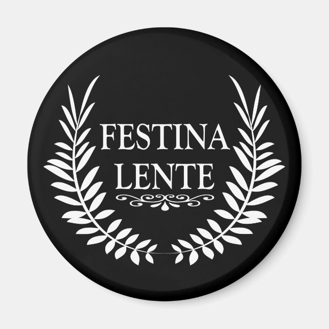 Aimant festina lente (Devant)