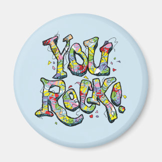 Aimant Festive "Vous Rock !" Lettrer l'aimant