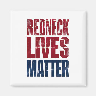 Aimant Fête américaine de redneck matière 4 juillet USA