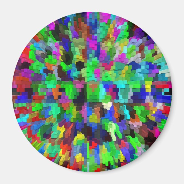 Aimant Fête colorée...... (Devant)