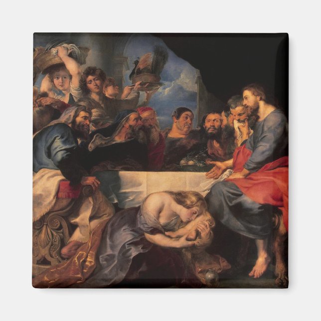 Aimant Fête dans la maison de Simon le Pharisien, c.1620 (Devant)