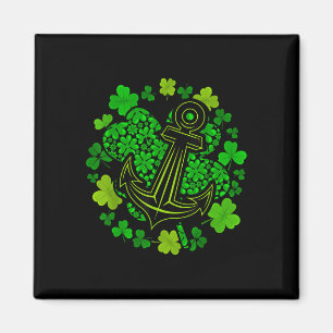 Aimant Fête de la Saint-Patrick Trèfle à quatre feuilles