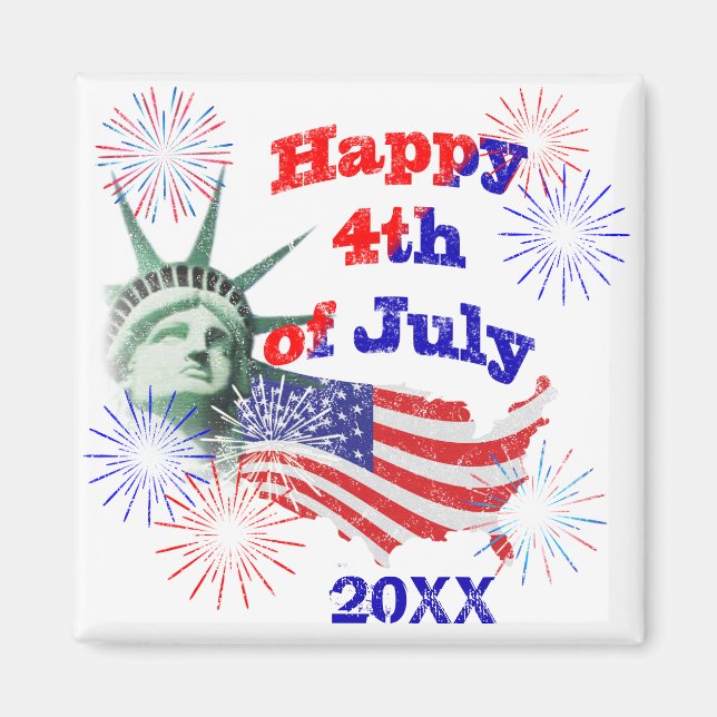 Aimant Fête de l'Indépendance (Devant)