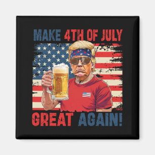 Aimant Fête de l'Indépendance de Trump Faire 4 juillet Gr