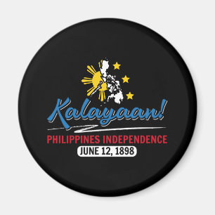 Aimant Fête de l'indépendance du Kalayaan aux Philippines