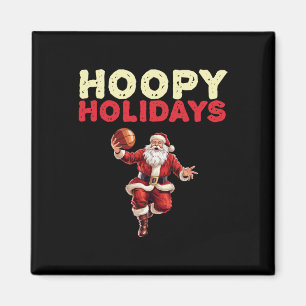 Aimant Fête de Noël Basketball Père Noël 2