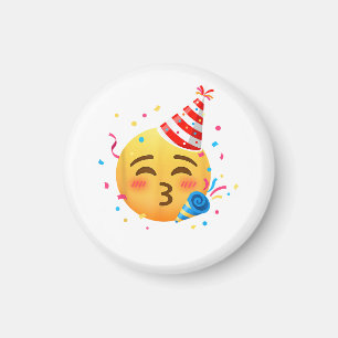 Aimant Fête d'émoticônes drôles