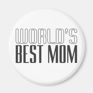 Aimant Fête des mères de la meilleure maman du monde   Ma
