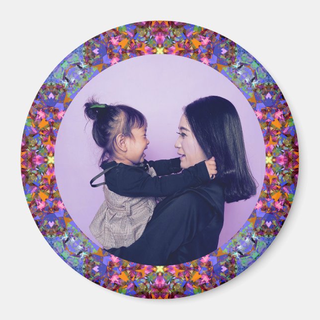 Aimant Fête des mères maman maman maman bébé garçon Photo (Devant)