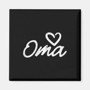 Aimant Fête des mères Oma Coeur mignonne Amour Grand-mère