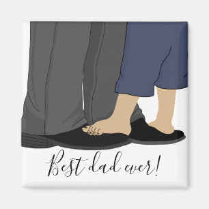 Aimant Fête des pères du Carré magnétique