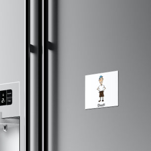 Aimant Fête des pères Retro Papa