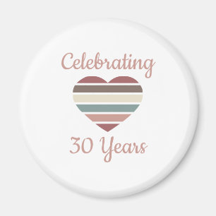 Aimant Fête du 30e anniversaire du Mariage