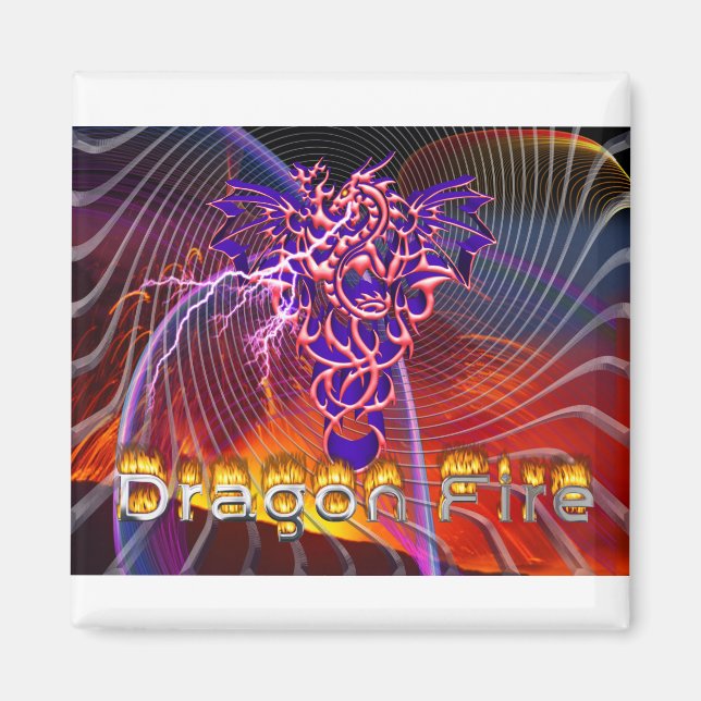 Aimant Feu de dragon  (Devant)