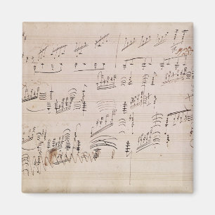 Aimant Feuille de score de 'clair de lune Sonata
