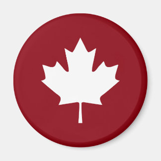 Aimant Feuille d'érable du Canada - Couleurs inver